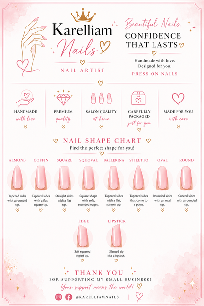Sweet Treat Drip Press-On Nails | 3D Cookie & Milk Design | Medium Size | One of a Kind – Karelliam Nails